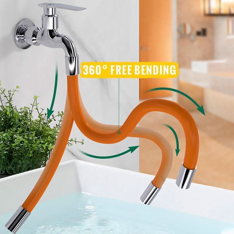 Drehbarer flexibler Schlauch – Volle Kontrolle über den Wasserstrahl 